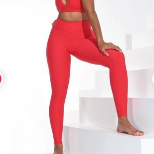 Booty by Brabants Red Mermaid Leggings